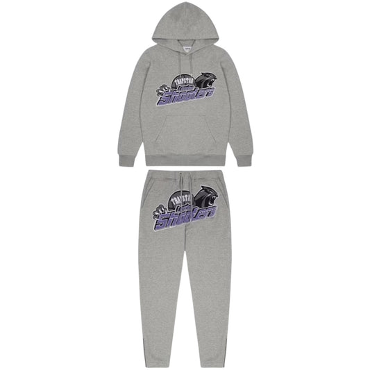 Trapstar Shooters Tracksuit Grey/Purple