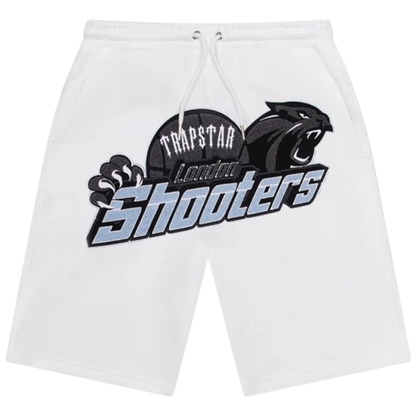 Trapstar Shooters T-Shirt Shorts Set White/Blue