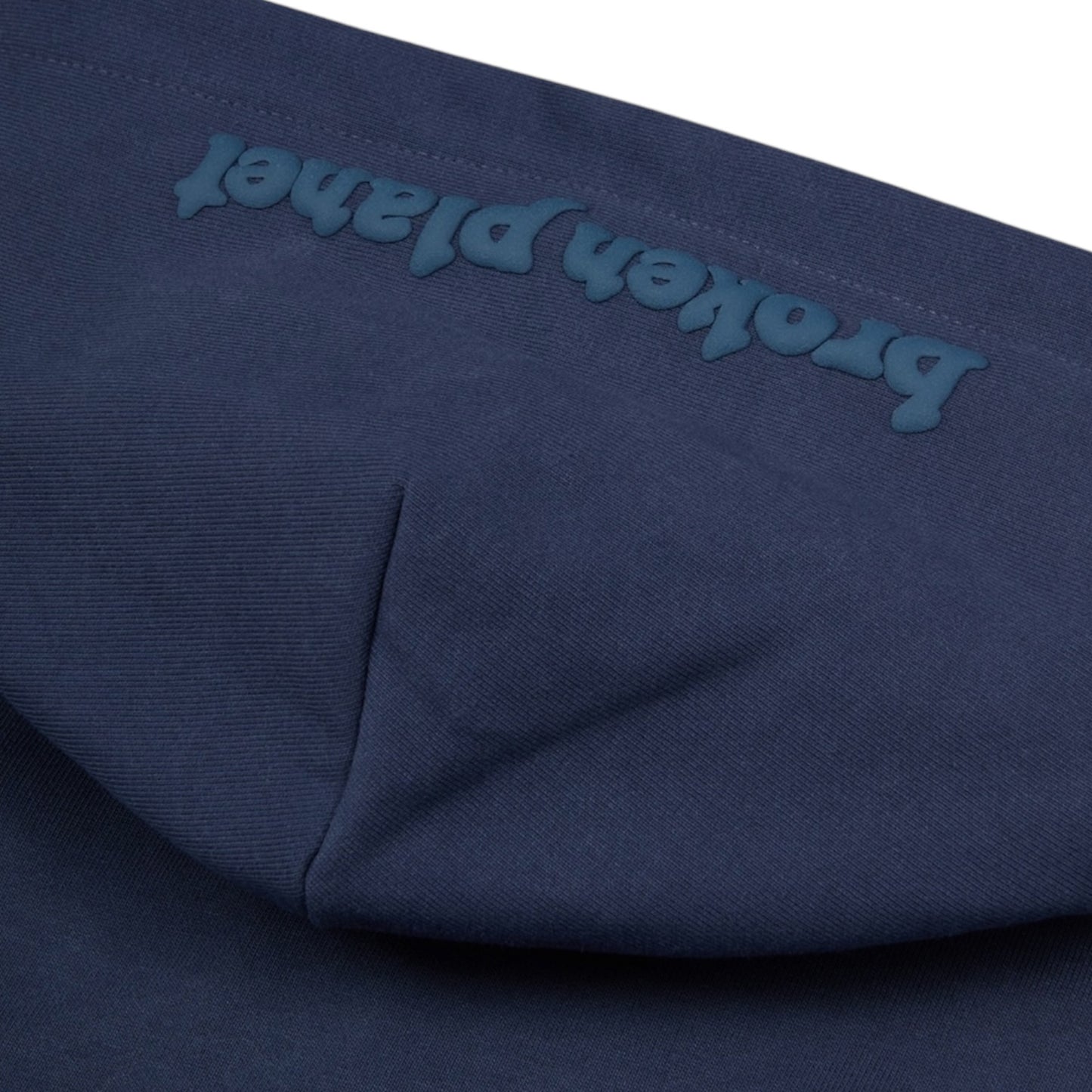 Broken Planet Zip Up Hoodie Deep Navy