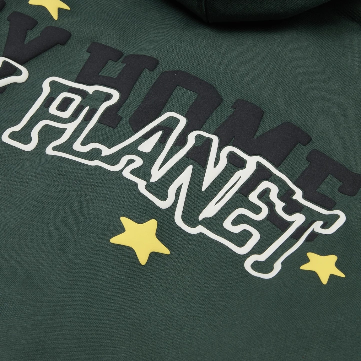Broken Planet My Planet Zip Up Hoodie Emerald Green