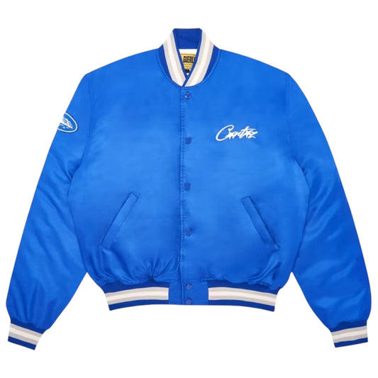 Corteiz Stadium Jacket Blue