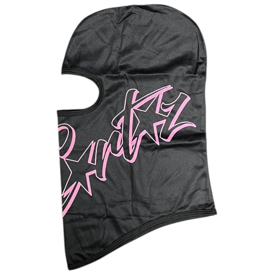 Corteiz Allstarz Ski Mask Black/Pink