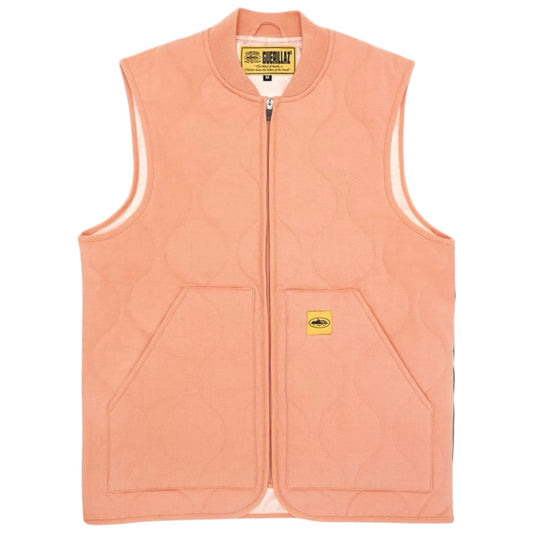 Corteiz Allstarz Padded Gilet Salmon Pink