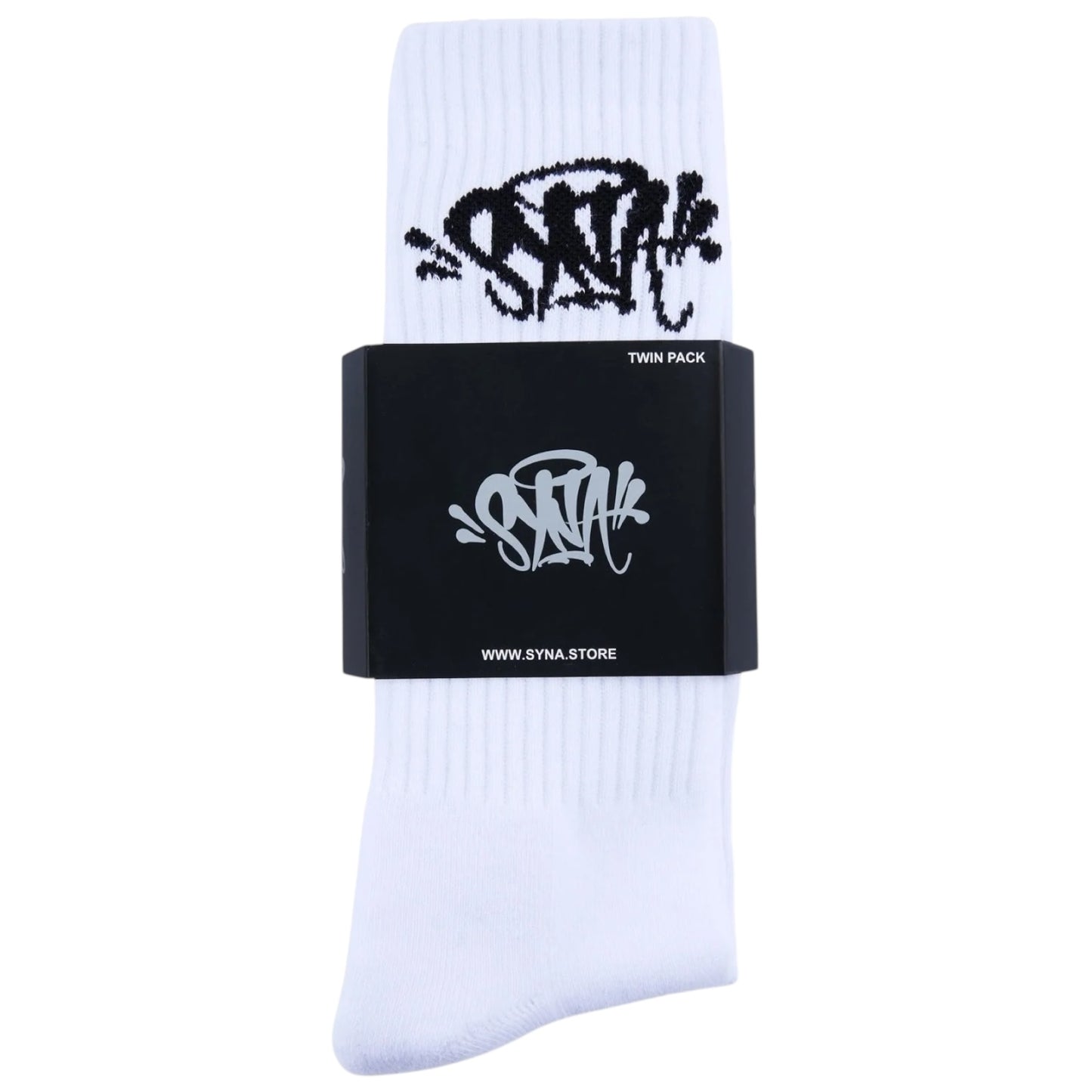 Syna World Socks Twin Pack White/Black