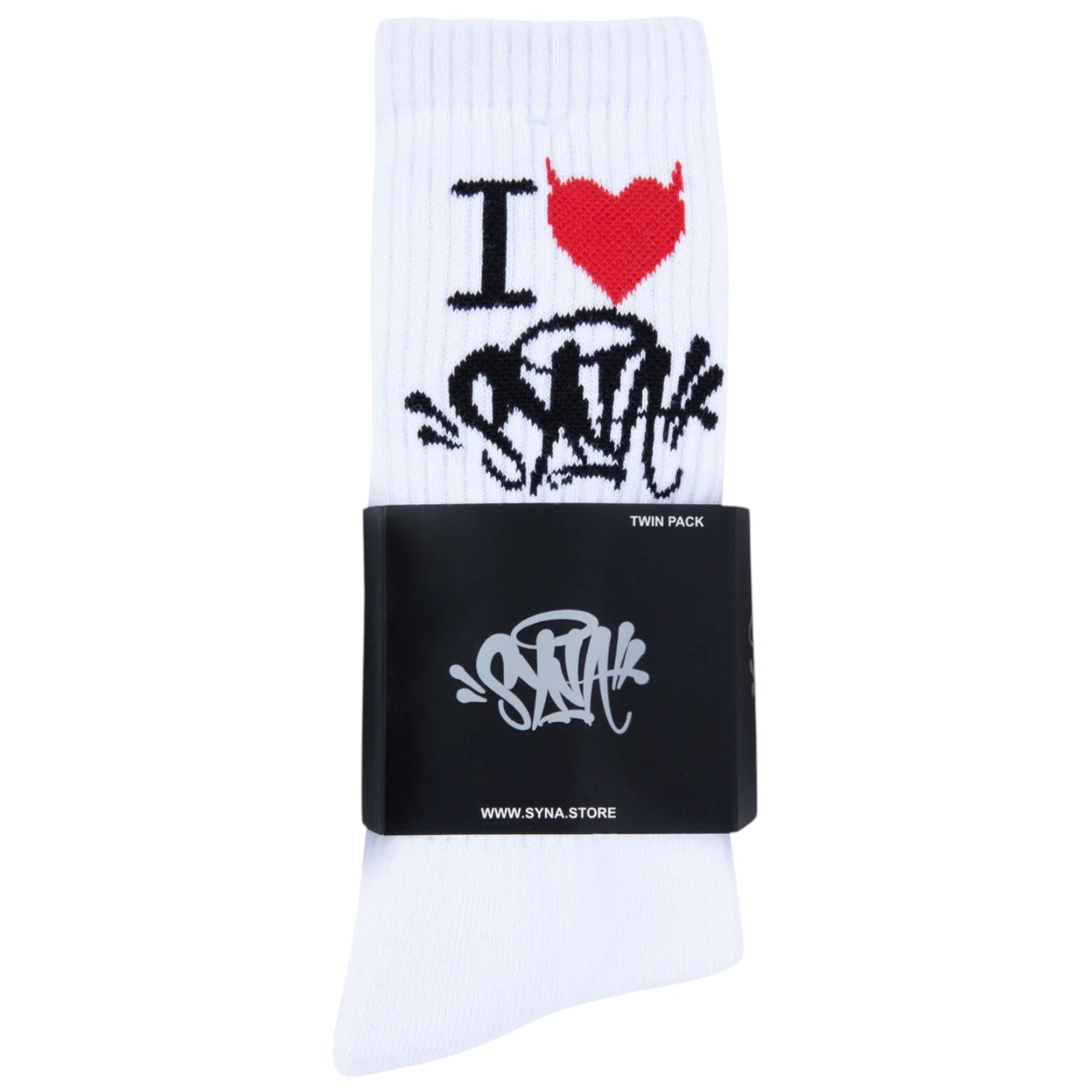 Syna World Socks Twin Pack I Heart Syna – Streetwear Societee