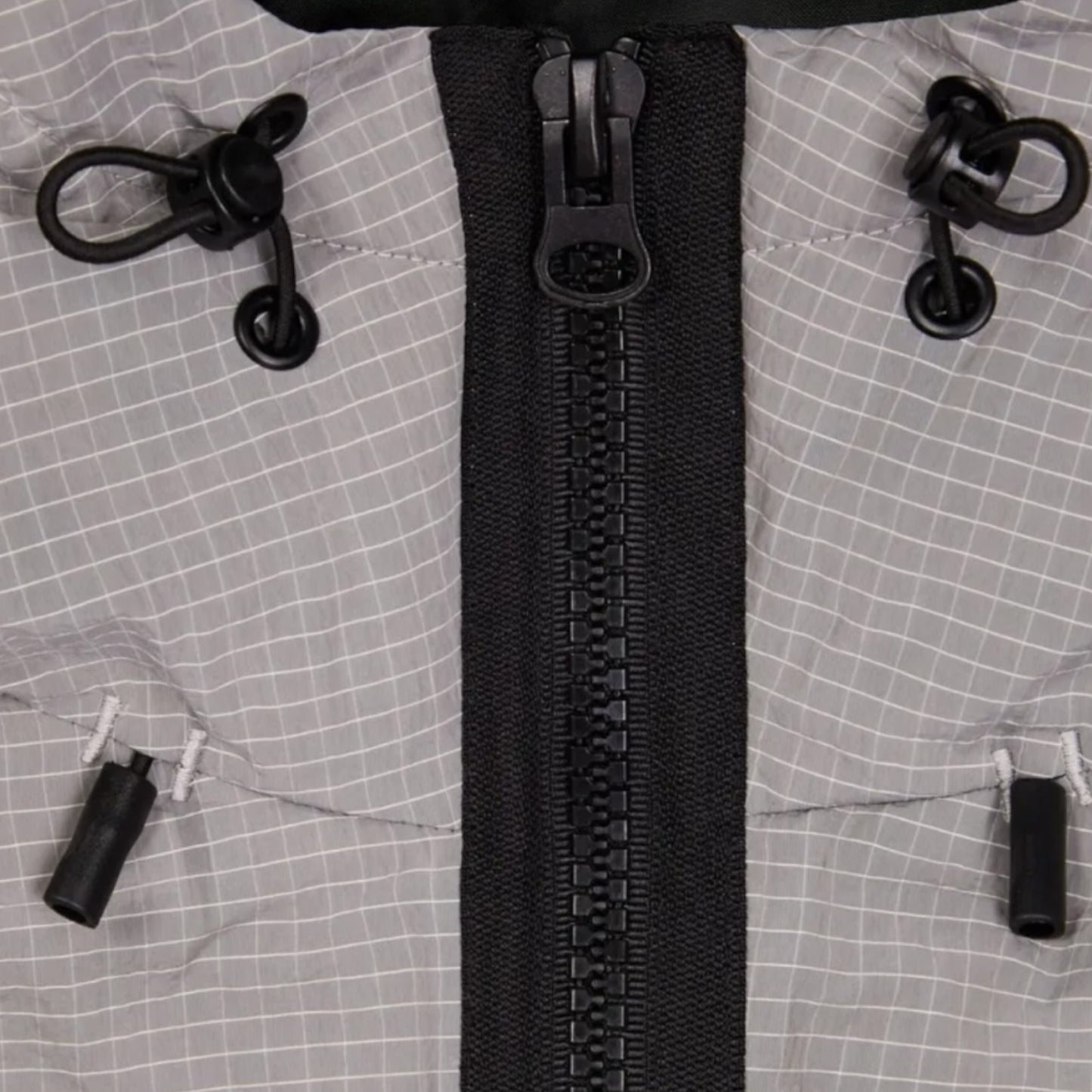 Trapstar Hyperdrive Hooded Puffer Jacket Grey/Black