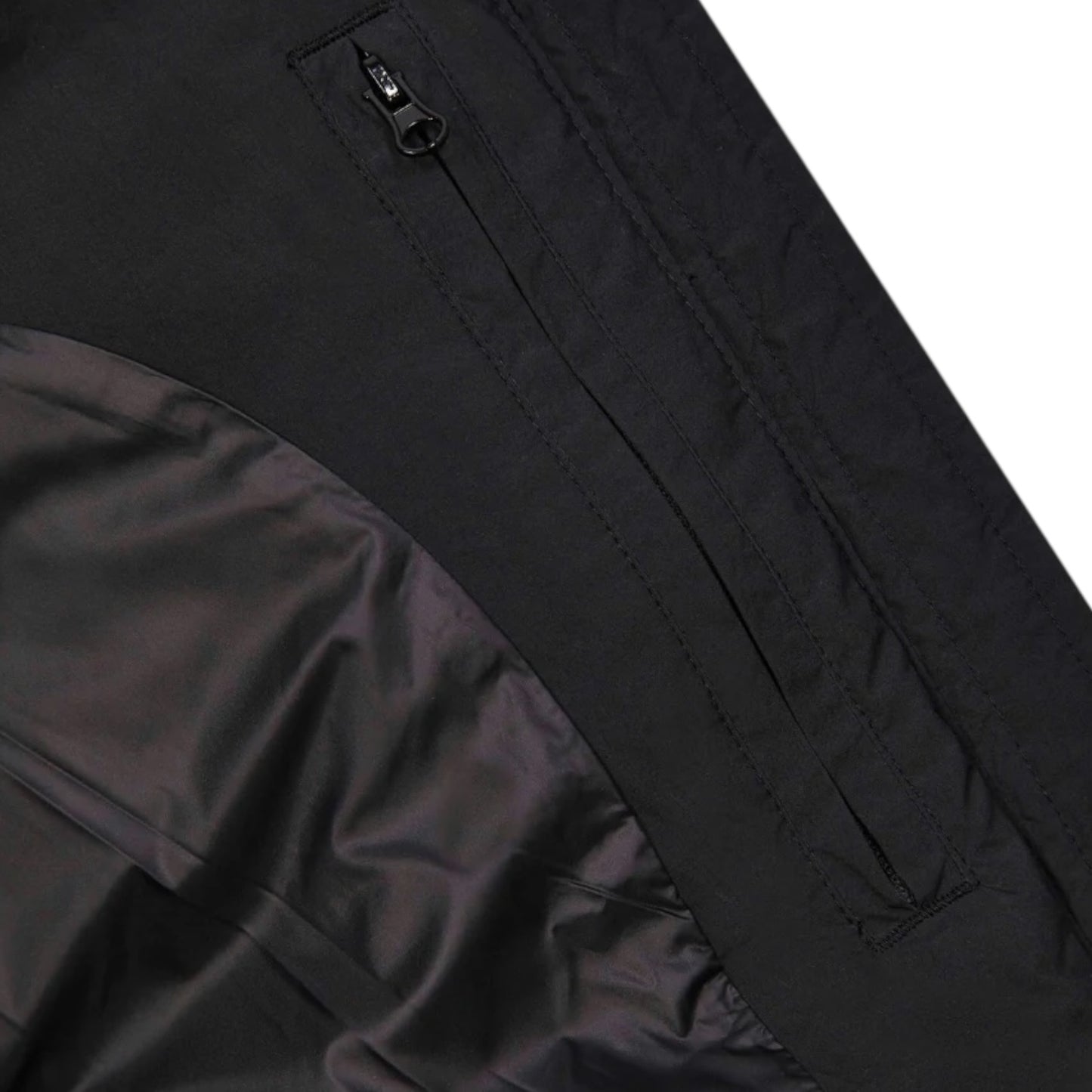 Trapstar Irongate Arch Piping Puffer Jacket Black/Purple