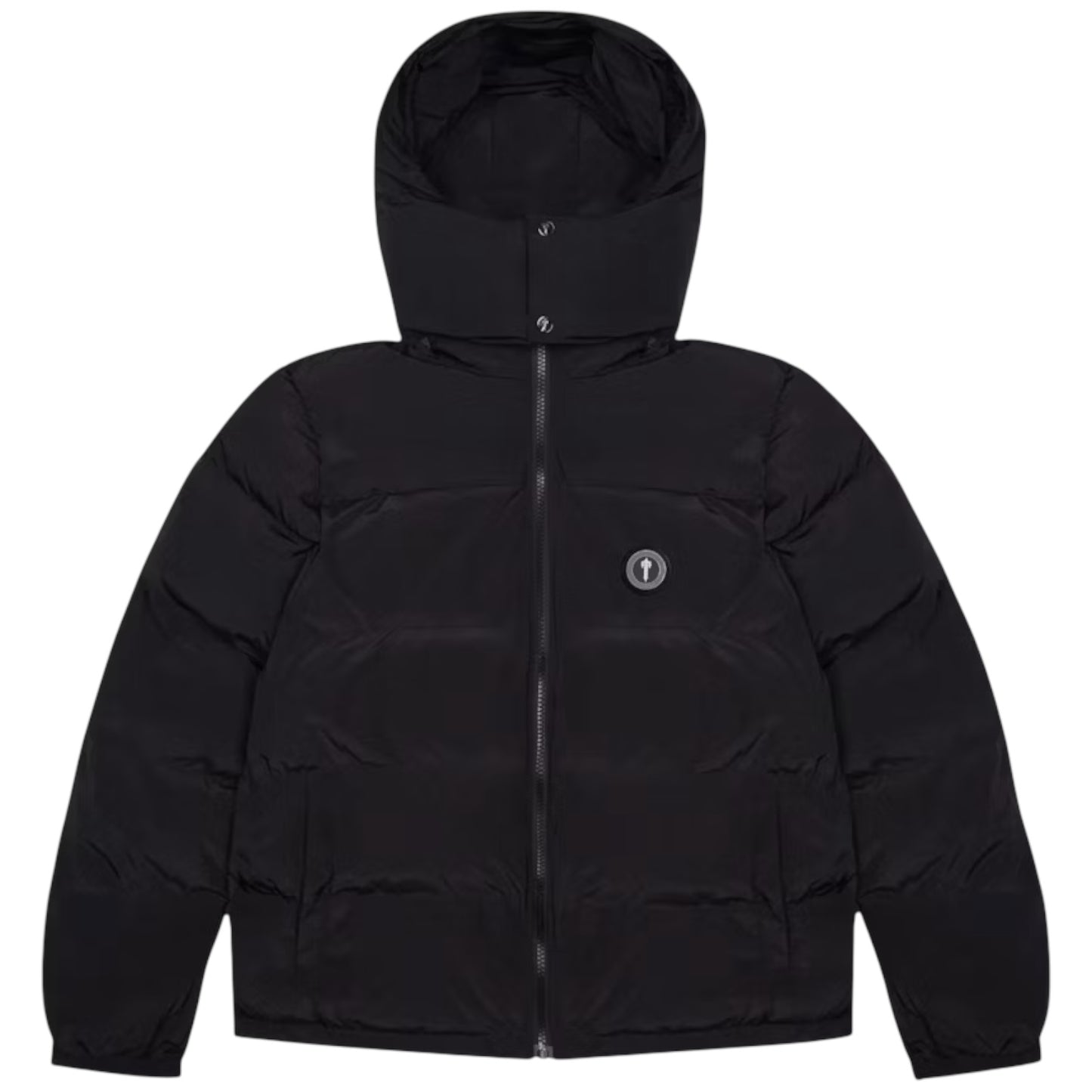 Trapstar Irongate Detachable Hooded Puffer Jacket Black