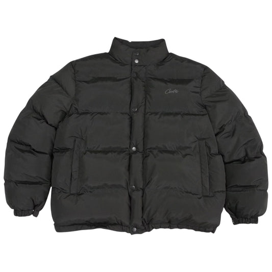 Corteiz Bolo Puffer Jacket Triple Black