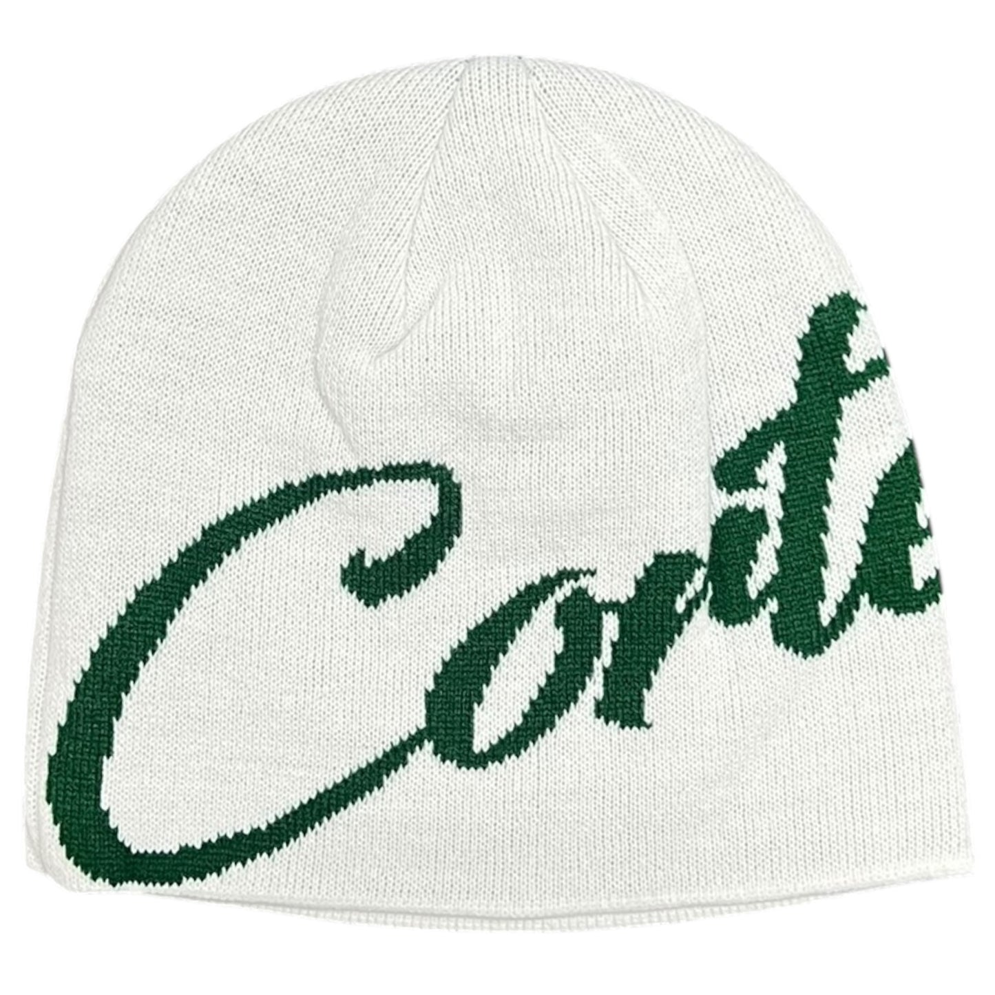 Corteiz OG Strike Skully Beanie White