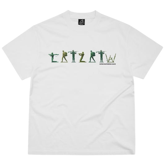 Corteiz Army Alphabet T-Shirt White