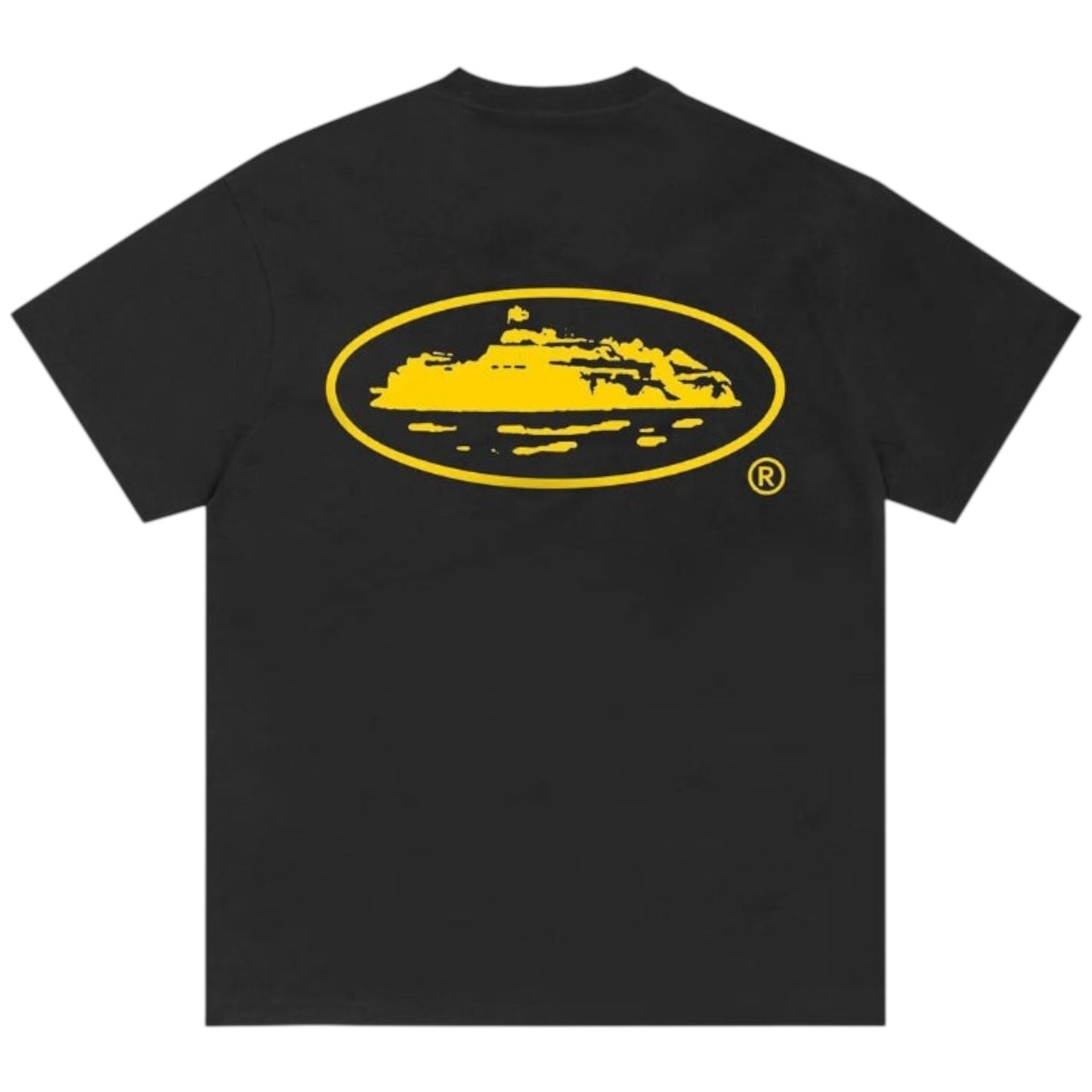 Corteiz OG Island T-Shirt Black/Yellow