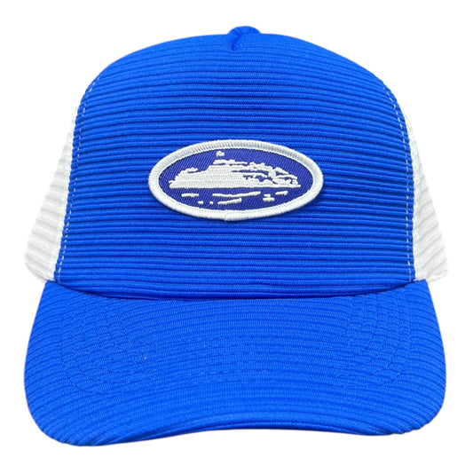 Corteiz Short Peak Trucker Blue