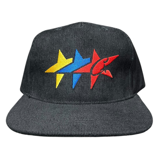 Corteiz C Star Corduroy Trucker Black