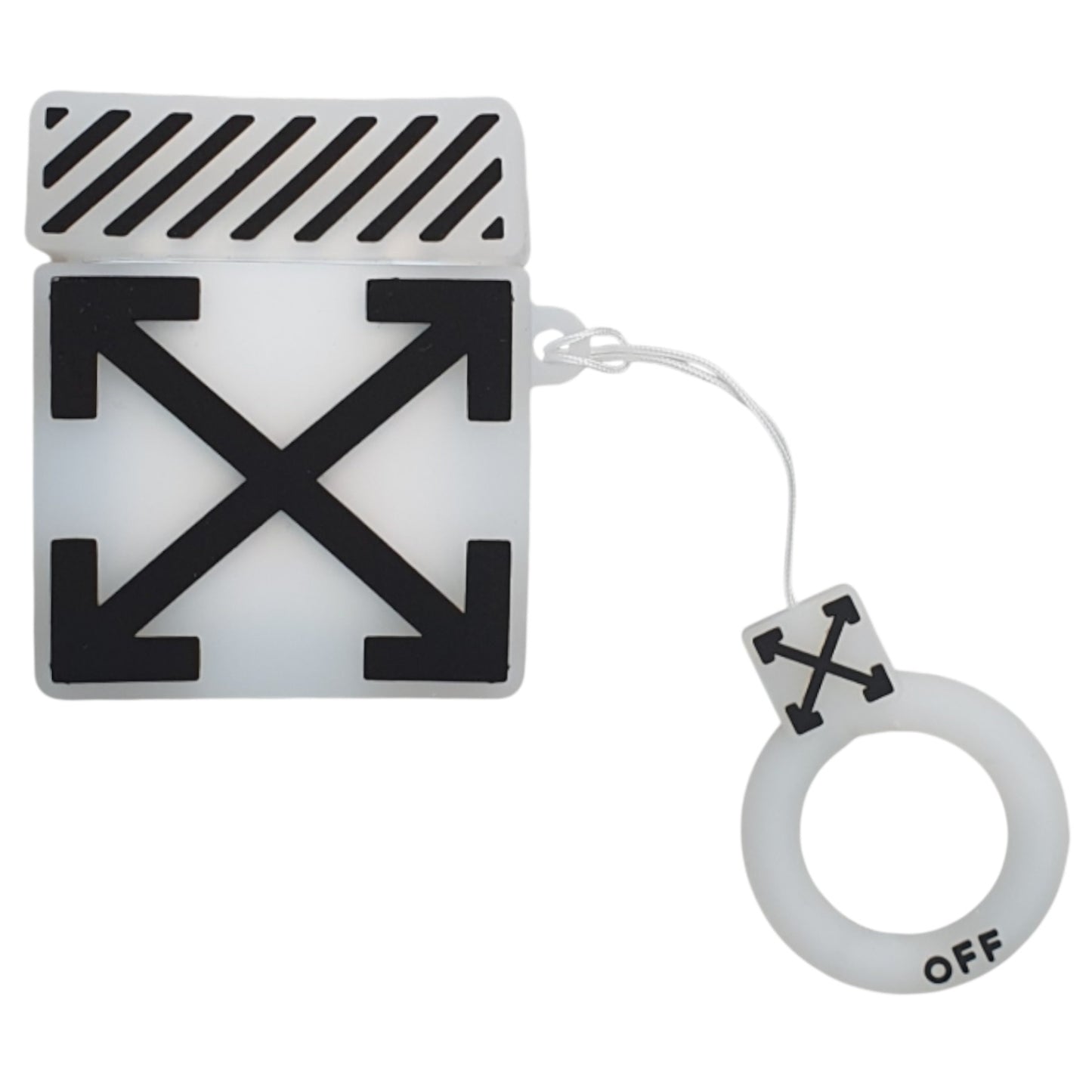 Airpods Case "Off-White Imitation" White