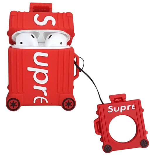 Supreme Custom Airpods Case Red