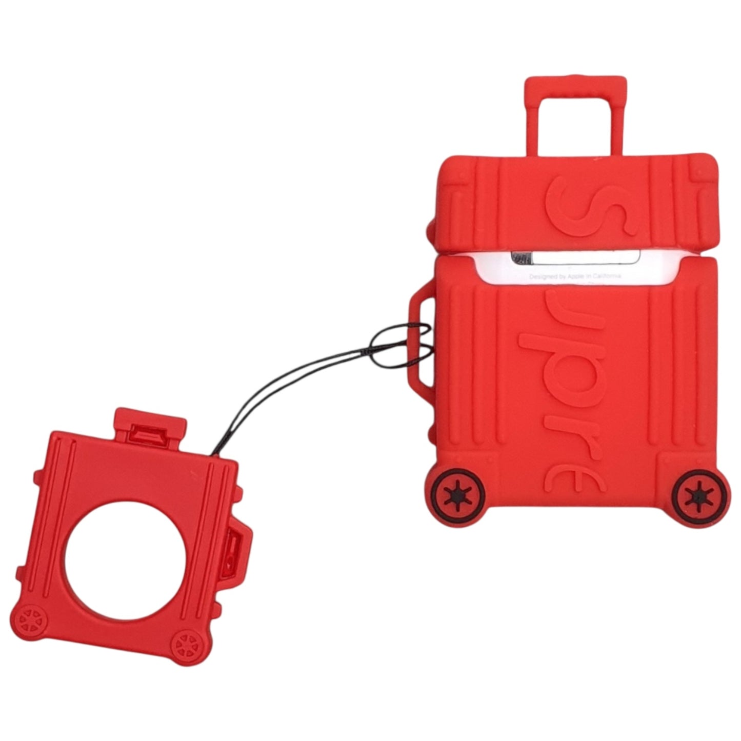 Supreme Custom Airpods Case Red