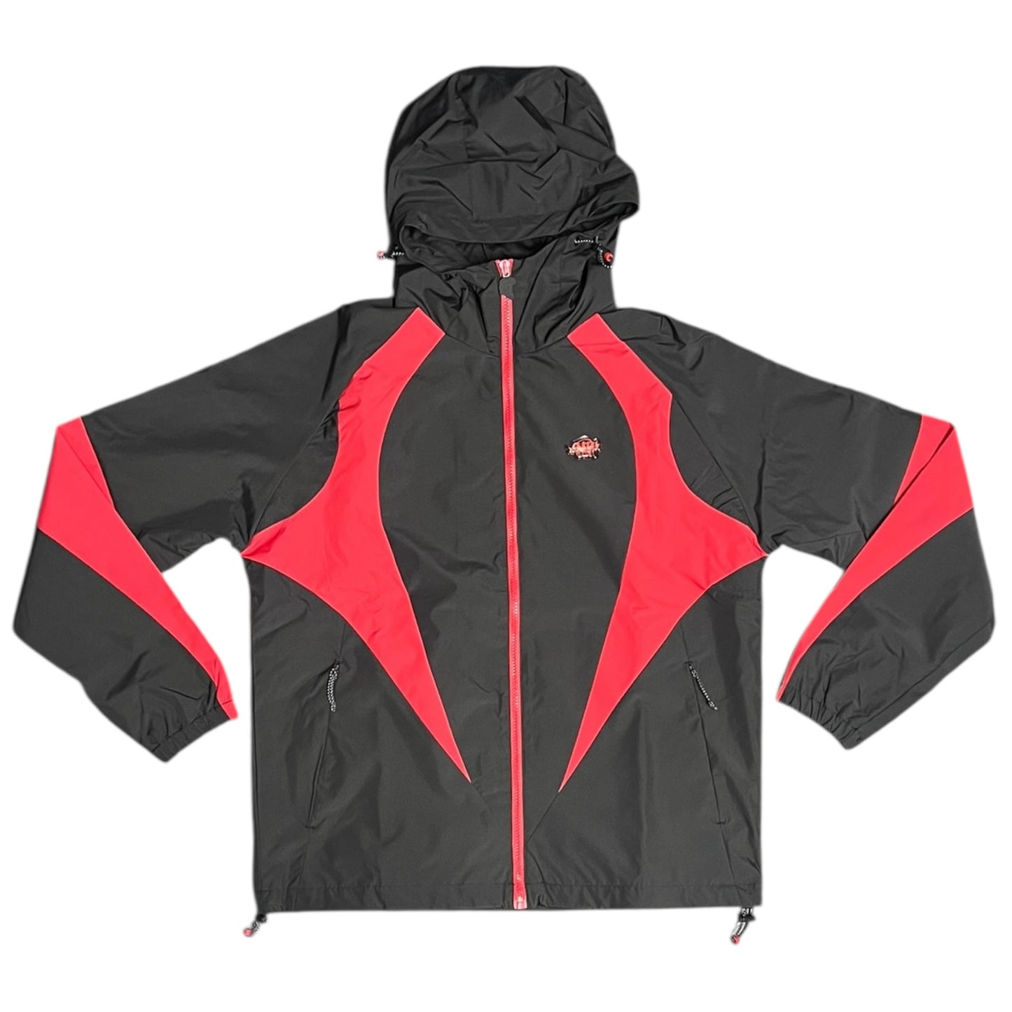 Syna World Vortex Woven Windbreaker And Shorts Set Black/Red