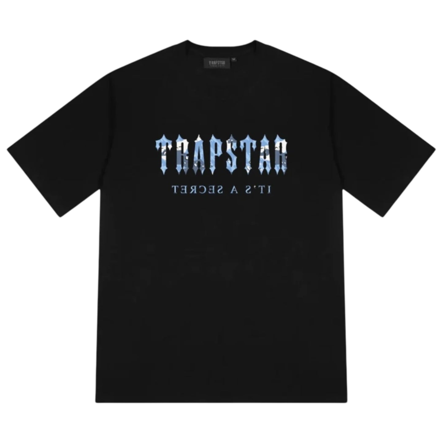 Trapstar Decoded Camo T-Shirt Black/Blue Camo