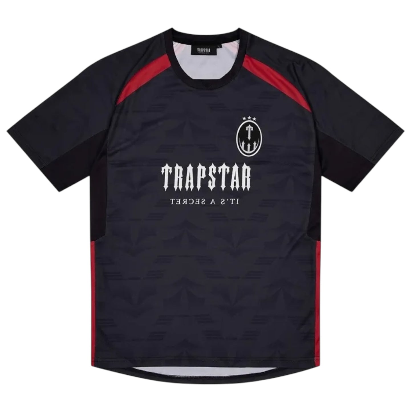 Trapstar Irongate Football Jersey Black/Red