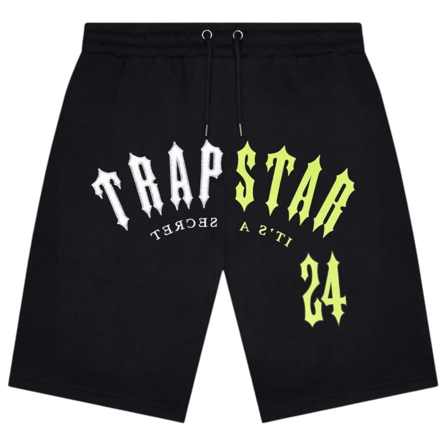 Trapstar Irongate Split Arch Shorts Black/Slime