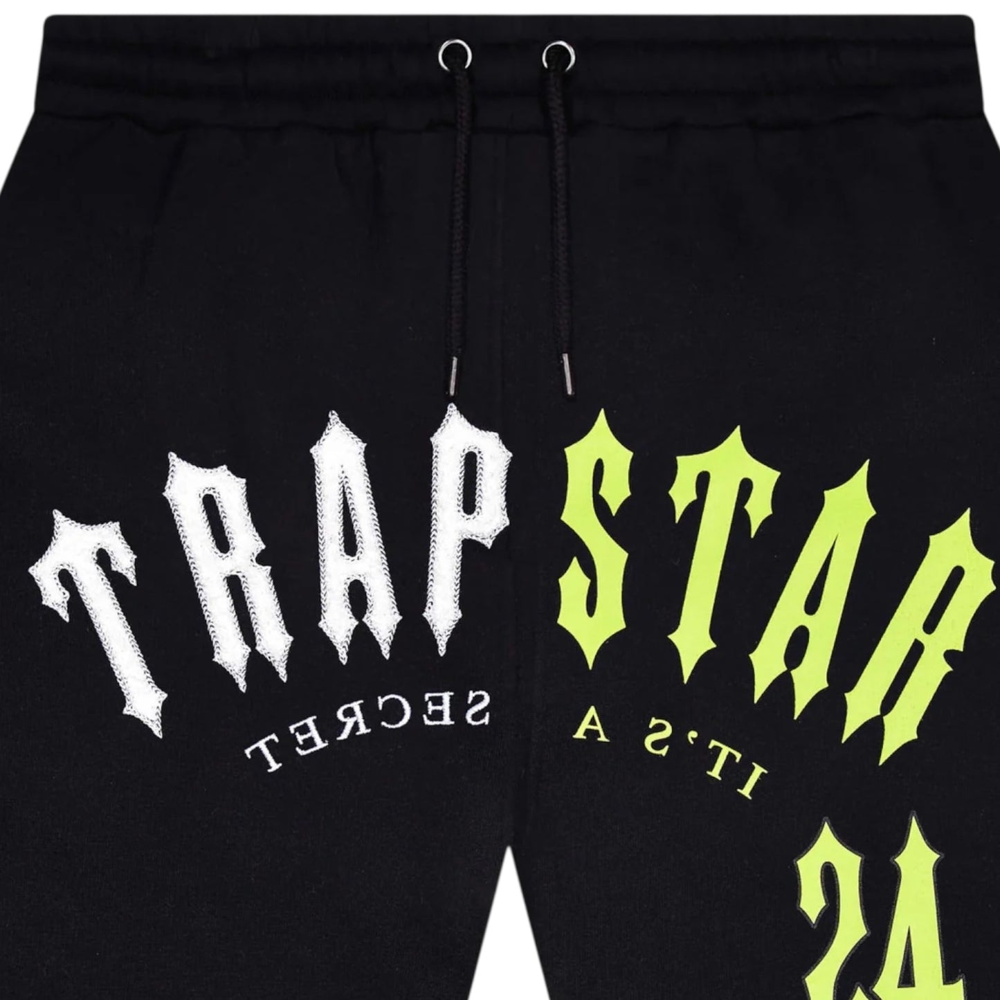 Trapstar Irongate Split Arch Shorts Black/Slime