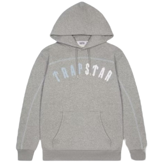 Trapstar Irongate Arch Chenille Hoodie Grey/Ice Edition