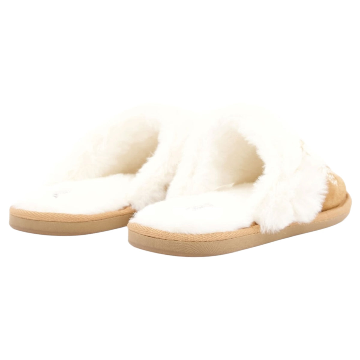 True Religion Fur Charm Slippers