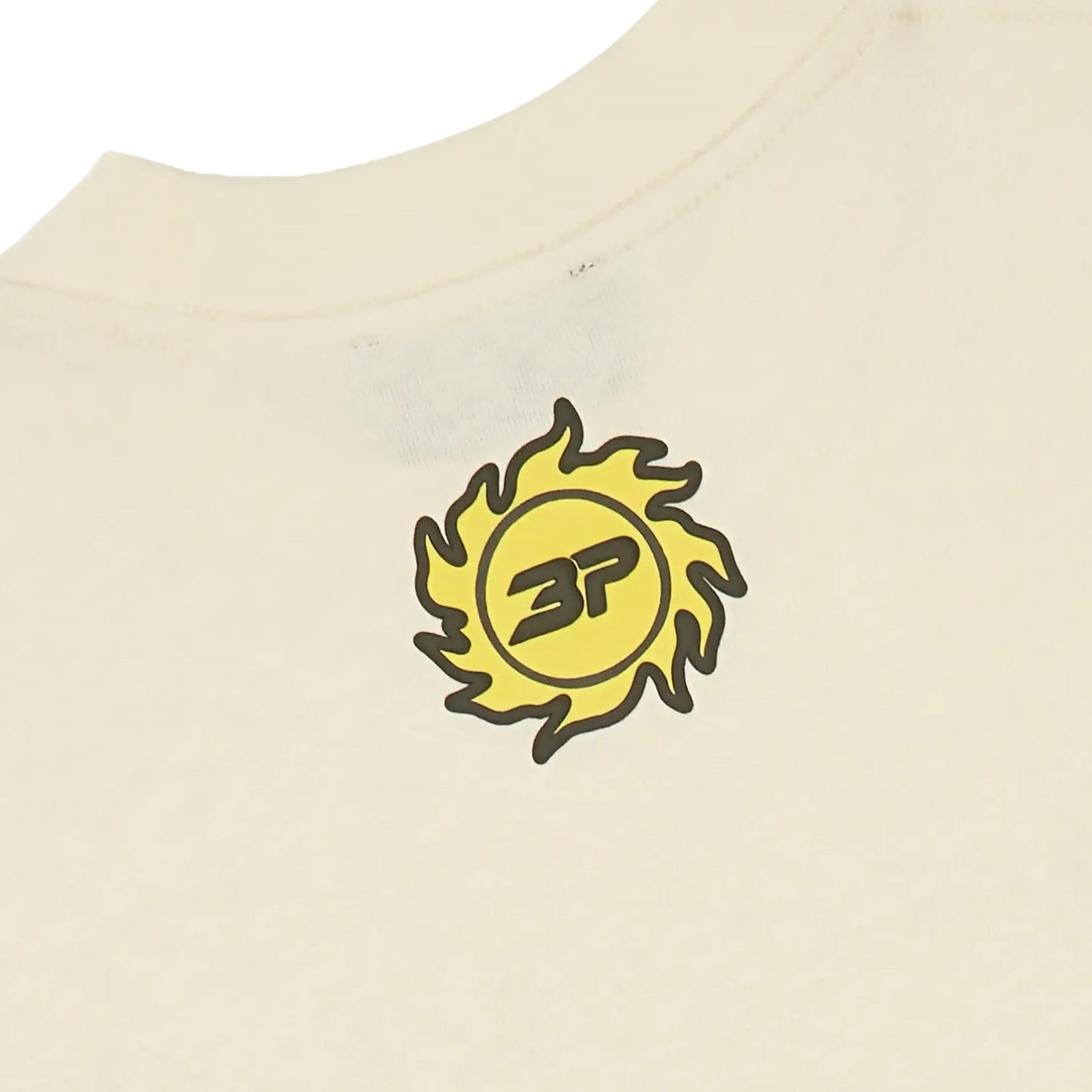 Broken Planet Foot On The Gas T-Shirt Vanilla White