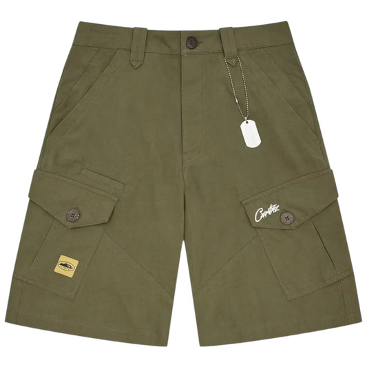 Corteiz Storm Cargo Shorts Khaki
