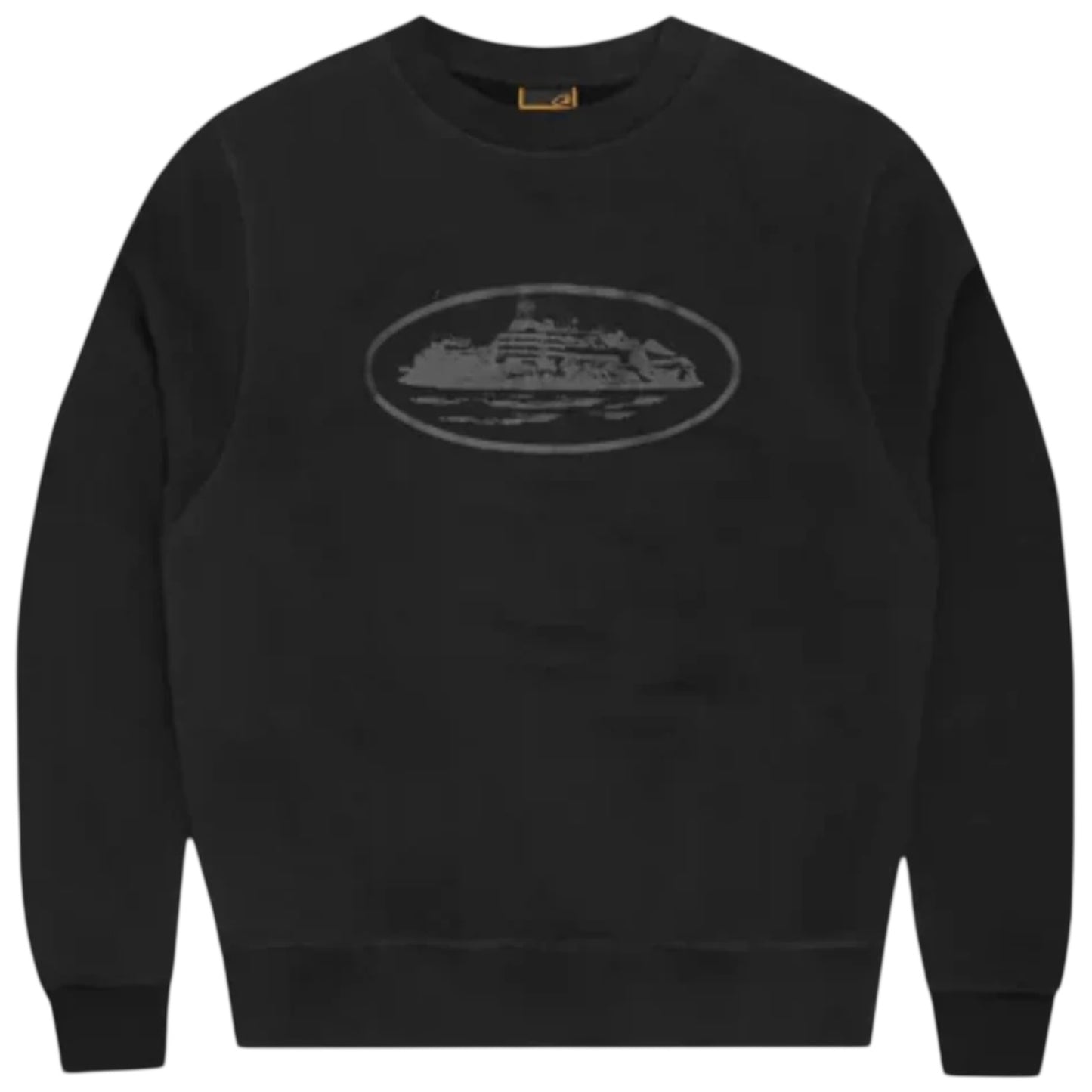 Corteiz OG Alcatraz Sweatshirt Triple Black