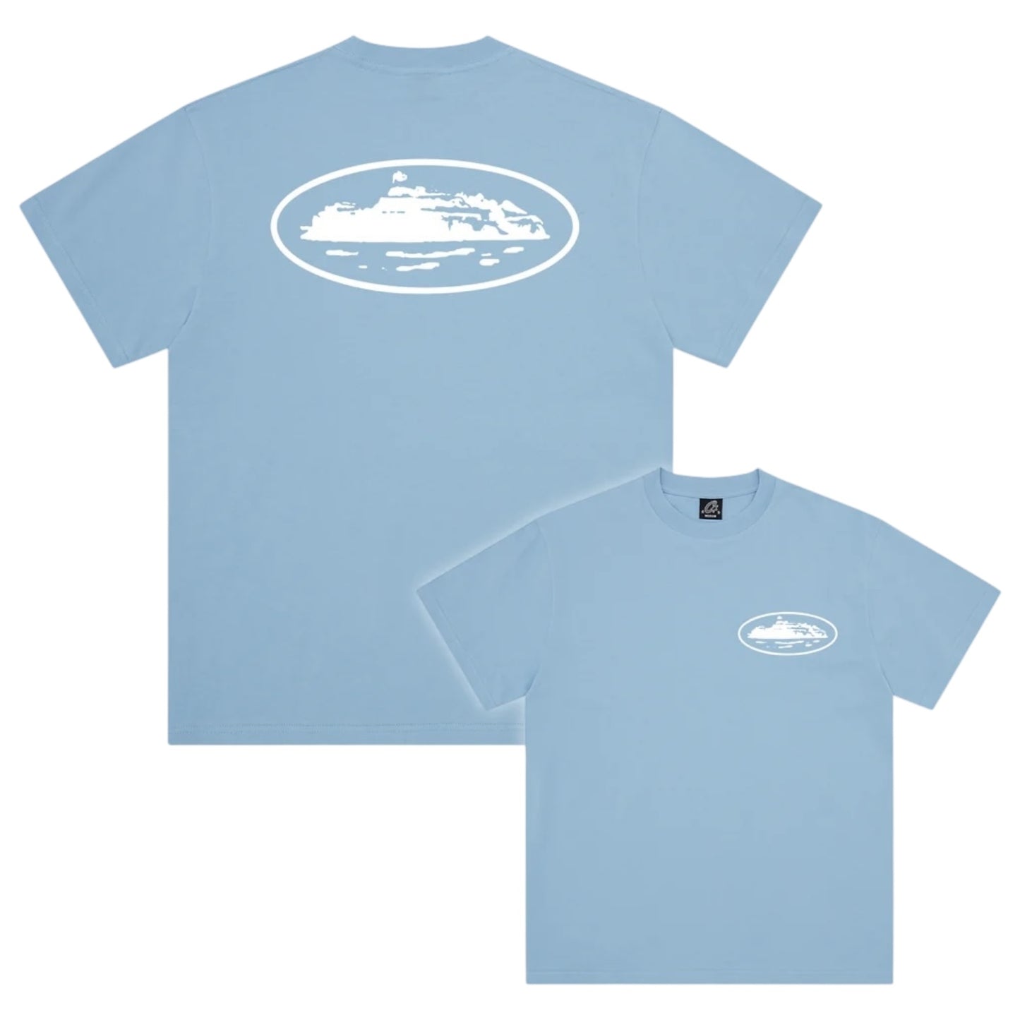Corteiz OG Island T-Shirt Baby Blue