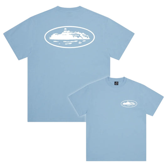 Corteiz OG Island T-Shirt Baby Blue