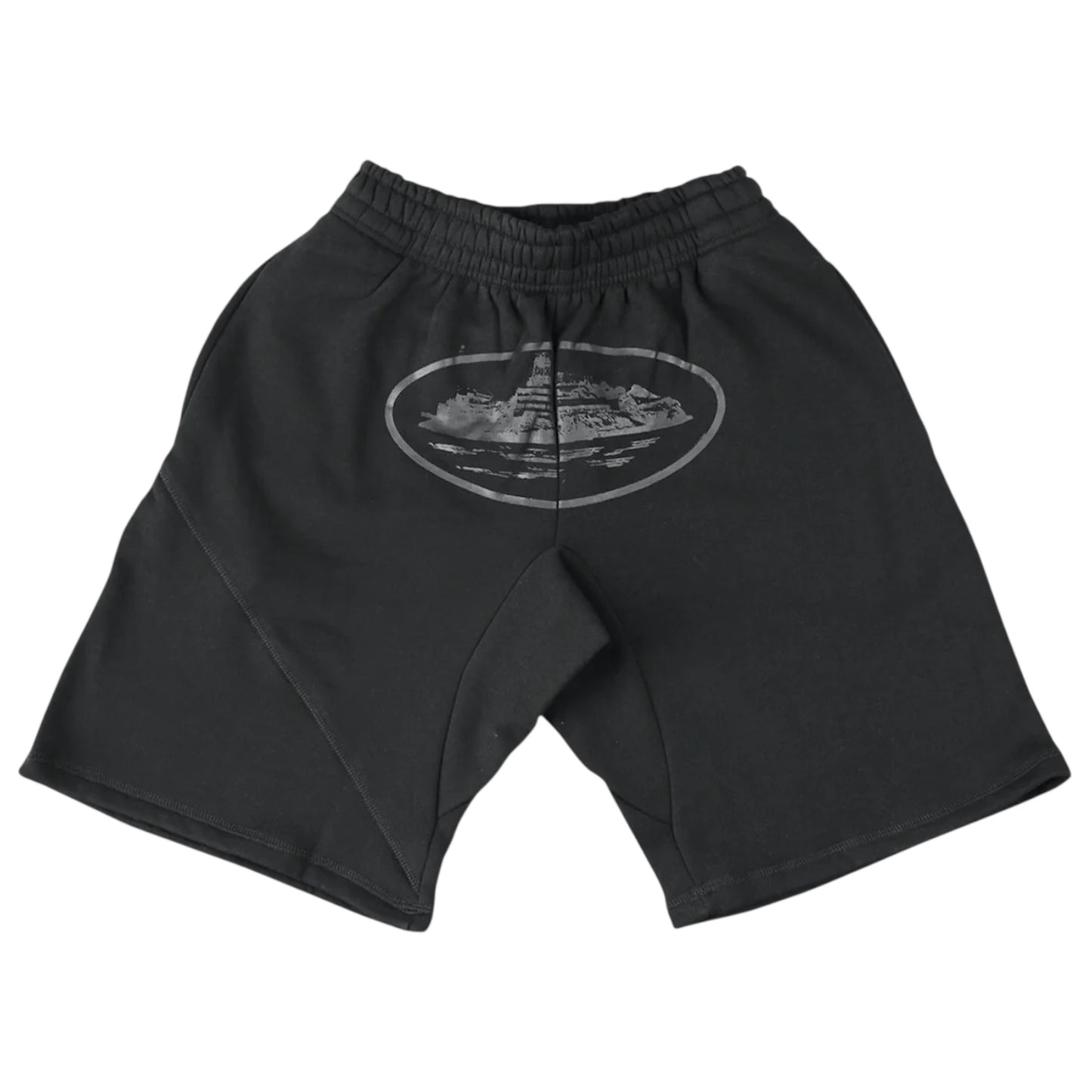 Corteiz OG Alcatraz Shorts Triple Black