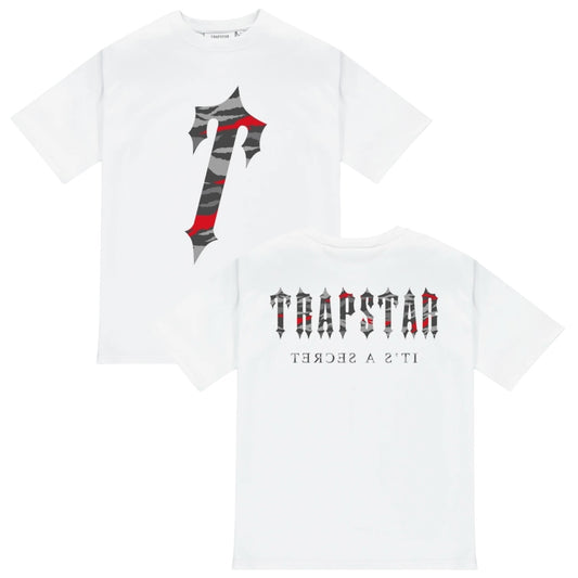 Trapstar Decoded All Terrain T-Shirt Camo Red