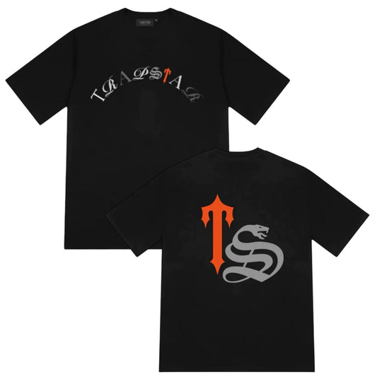 Trapstar Script 2.0 T-Shirt Black/Orange