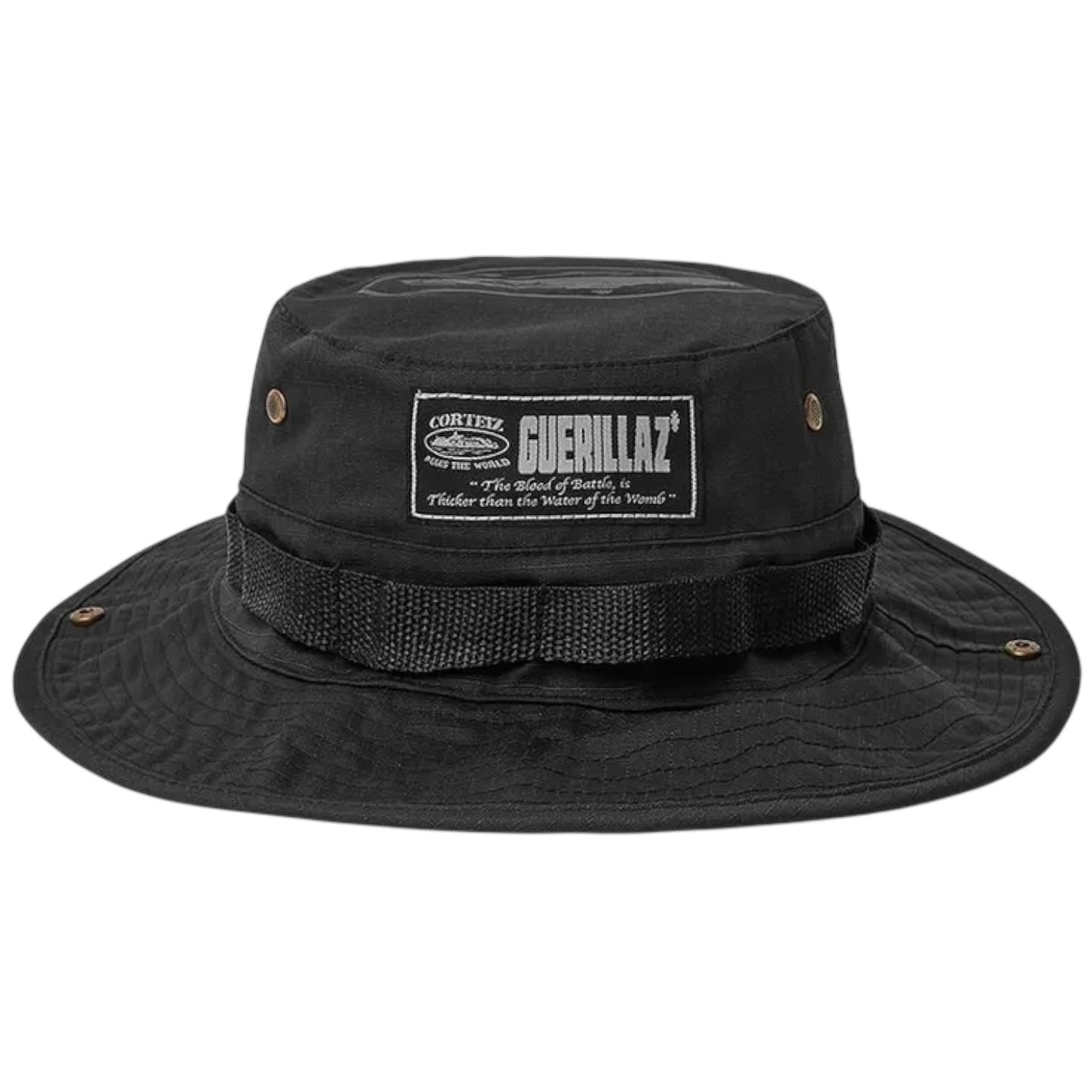 Corteiz Alcatraz Bucket Hat Triple Black