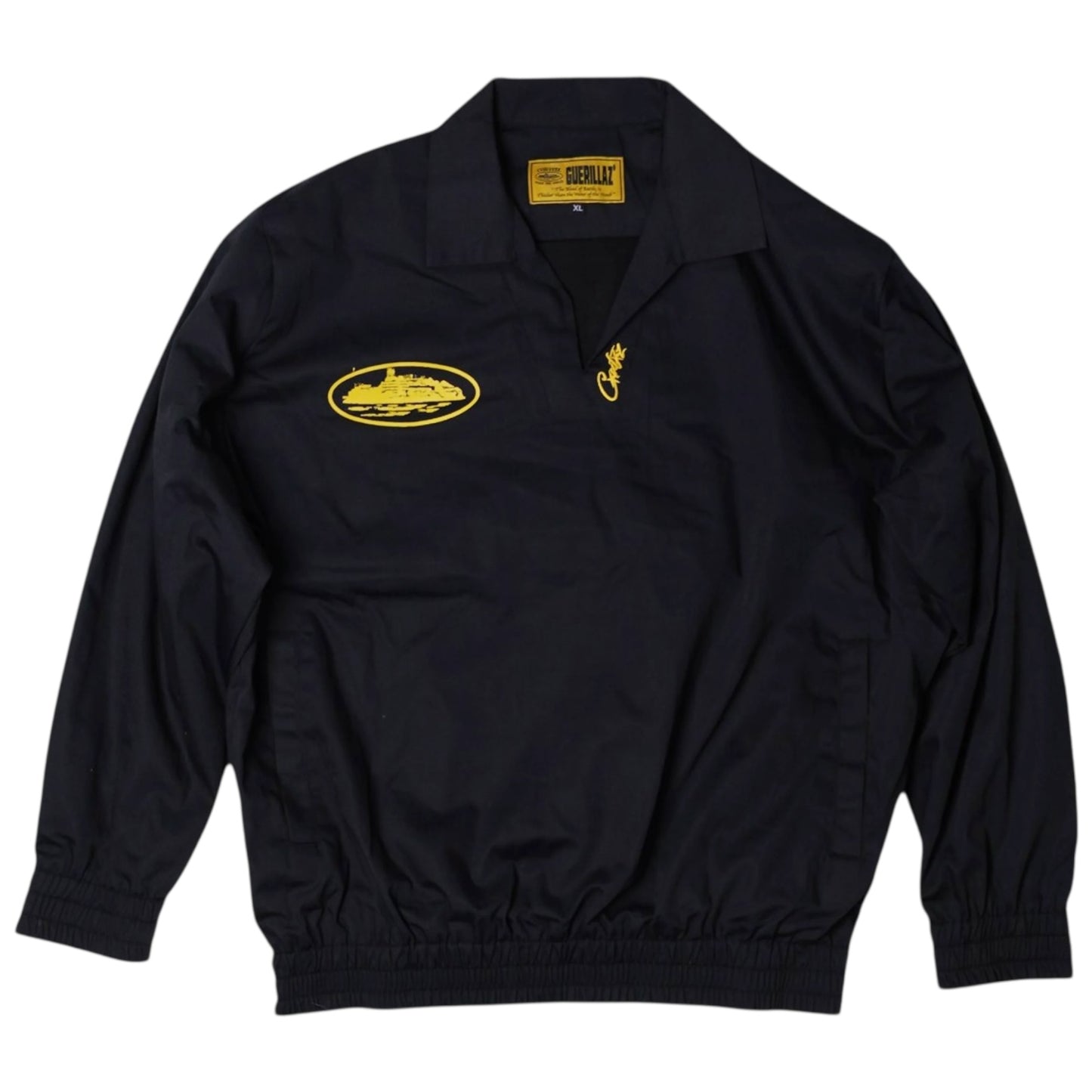 Corteiz Guerillaz Drill Top Black/Yellow