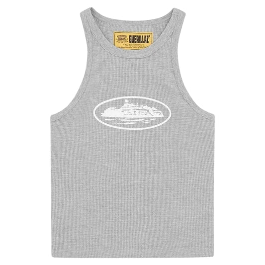 Corteiz Womens Alcatraz Tank Top Grey