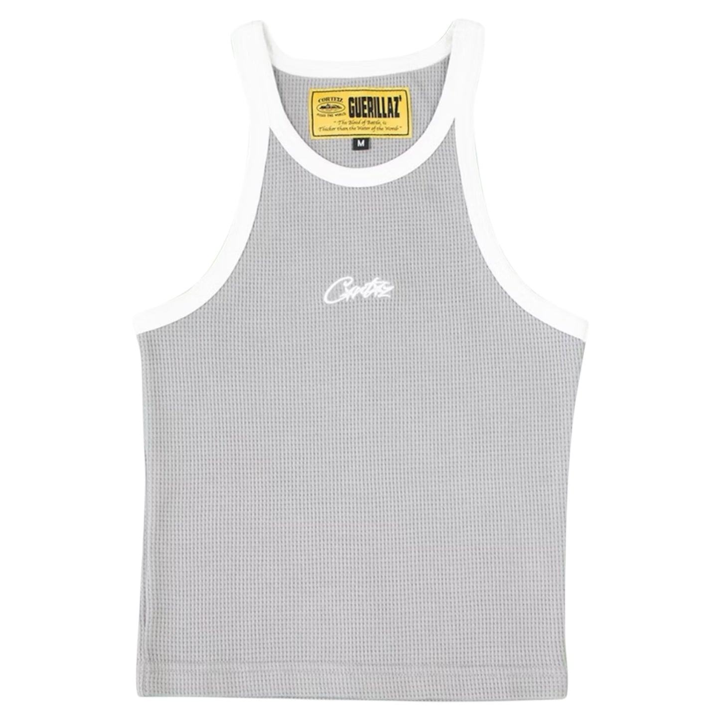 Corteiz Womens Allstarz Contrast Tank Top Grey