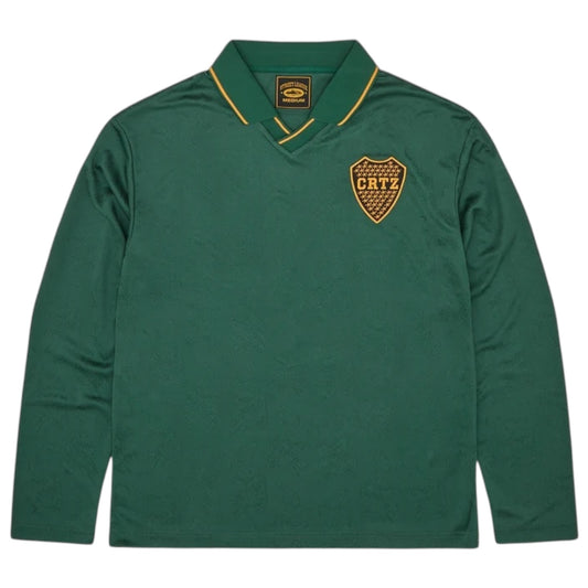 Corteiz Boca Senior Long Sleeve Forest Green
