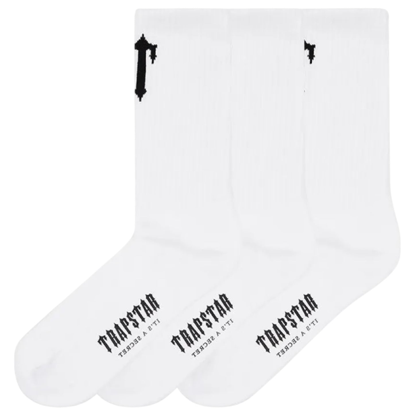 Trapstar Irongate T Socks 3 Pack White/Black