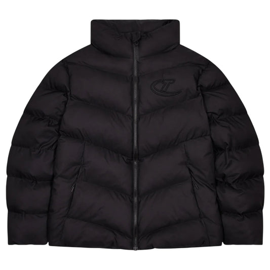 Trapstar Hyperdrive Puffer Jacket Triple Black